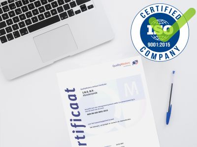 ISO 9001:2015 gecertificeerd